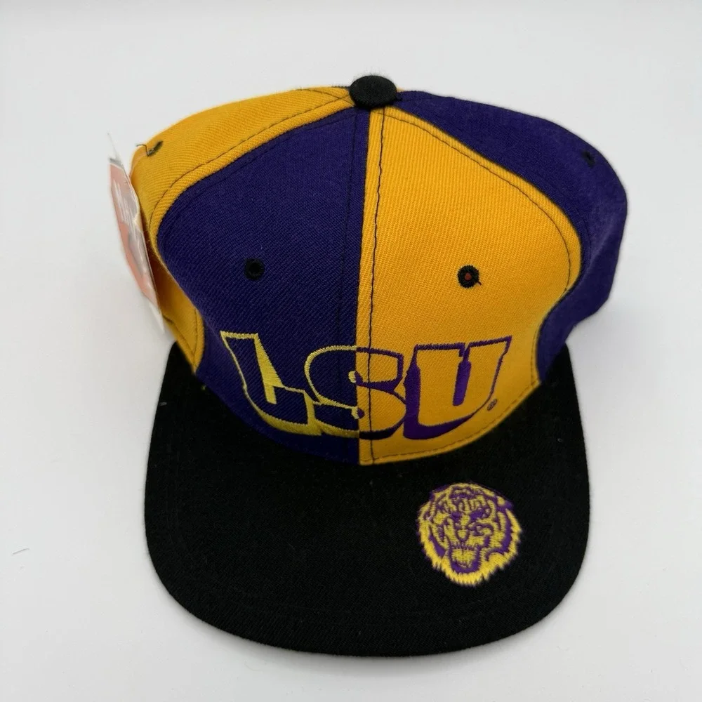 Vintage Louisiana State University LSU Tigers Snapback Cap Hat‎ 90s NCAA